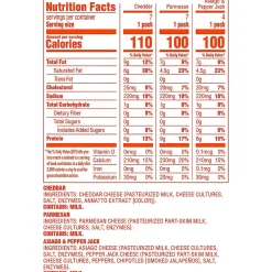 Crackers<Whisps Baked Cheese Bites Variety Snack Packs, 0.63 oz, 18/Pack (220-02347)