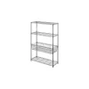 Supreme 4-Tier 54" Storage Center Rack, Black (6310-7205) Shelving