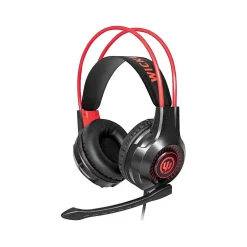 Wicked Audio Grid Legion 500 Stereo Gaming Headset, 3.5mm, Black/Red (WI-GH500)* Gaming Headsets