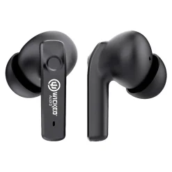 Wicked Audio MOJO 700 Wireless Active Noise Canceling Earbuds, Bluetooth, Black (WITW4750)