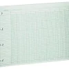 Sale Columnar Sheets, Ledger Paper, Ruled, 30 Lines, 20 Columns, Green Paper, 9 1/4" x 11 7/8", 100/Pk Accounting & Record Journals