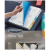 Wilson Jones View-Tab Dividers, 5-Tabs, 8.5" x 11", Assorted Colors, Set (W55565) Discount