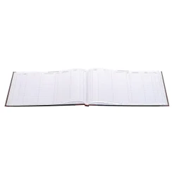 Clearance Visitor Book, 10 Columns, 12.25" x 9.5", Black, 208 Sheets/Book (S491) Accounting & Record Journals