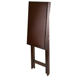 Outlet Folding Butler Tray Table, Antique Walnut (94422) Folding Tables