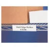 Wire-Rac Angled Snap-On Label Holders, 3" x 1 5/16, 25/Carton Sale