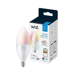 Smart Bulbs<Philips WiZ 40W Equivalent E12 LED Smart Bulb, White (603522)