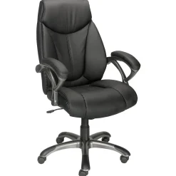 Workplace2.0™ Ramsey Ergonomic Bonded Leather Swivel Manager Chair, Black (ST62216) Office Chairs