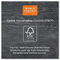 Filters, Stirrers & Straws<World Centric Sustainable Kraft Paper Straws, Wrapped, 8", Natural, 6,000/Carton