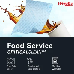 WypAll CriticalClean Fabric Food Service Cloths, 23.5