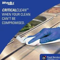 WypAll CriticalClean Foodservice Cloths, 12.5