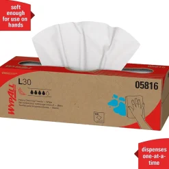 WypAll GeneralClean L30 Cellulose Cleaning Wipers, 16.4