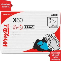 WypAll GeneralClean X60 Cleaning Cloths, 12.5