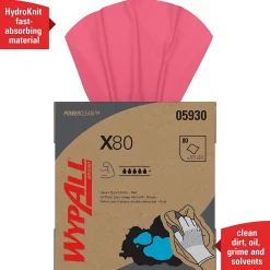 WypAll PowerClean X80 Cloths, 8.34