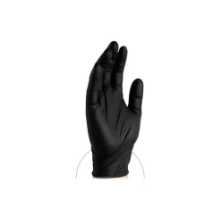 X3 Powder-Free Nitrile Gloves, Latex Free, XL, Black, 100/Box, 10 Boxes/Carton (B48100-CC)