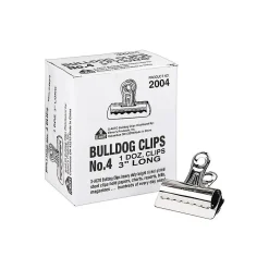 X-ACTO #4 Bulldog Clips, Metallic, 12/Box (2004) Online