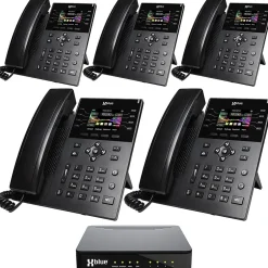 Office Phones & Conferencing<XBLUE QB1 14-Line Corded Conference Telephone, Black (QB1-IP8G-4X5)