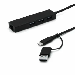 Usb Hubs<4XEM 3-Port USB-C & USB-A Hub, Black (4XUSBCAHUB3ATAA)