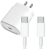 4XEM USB-C Charging Kit for iPhone 15 and iPhone 15 Plus, White (4XIPHNKIT3)