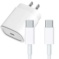 4XEM USB-C Charging Kit for iPhone 15 Pro and iPhone 15 Pro Max, White (4XIPHNPROKIT6)