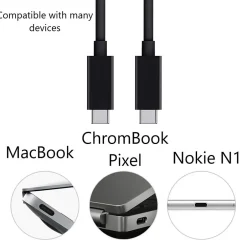 4XEM USB-C Charging Kit/Bundle for Smartphones and USB-C Compatible Devices, Black (4X25WCHARGEKIT6B)