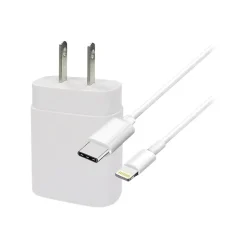 4XEM USB-C to Lightning Charging Kit/Bundle for iPhone 13, White (4XIPADKITC3)