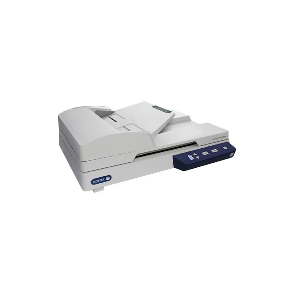 Desktop Scanners<Xerox Duplex Combo Scanner XD-Combo Flatbed, White