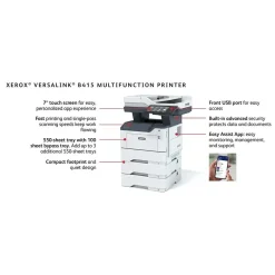 Black & White Printers<Xerox VersaLink B415/DN Multifunction Printer Laser Printer (B415/DN)