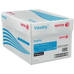 Hot Vitality 8.5" x 11" Premium Multipurpose Paper, 24 lbs., 97 Brightness, 4000 Sheets/Carton (1001) Large Quantity Paper