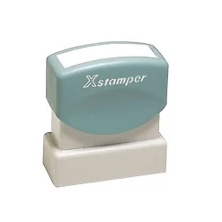 Cosco Xstamper 2-Color Title Stamps, "PAID" Blue/Red Ink (036029) Hot