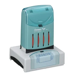 Xstamper NO.1 Pre-Inked Dater, "RECEIVED", Blue and Red Inks (036046) Online