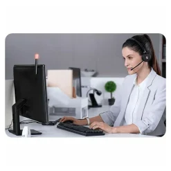 YeaLink WH62 Wireless Over-Ear Headphones, Black (1308006C)