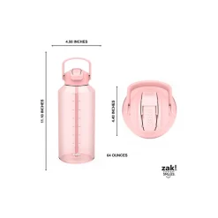 Water Bottles<Zak! Liberty Plastic Water Bottle, 64 oz., Coral (2546-X270)