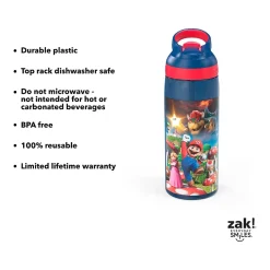 Water Bottles<Zak! Mario Movie Polypropylene Water Bottle, 25 oz. (MARG-W030)