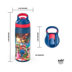 Water Bottles<Zak! Mario Movie Polypropylene Water Bottle, 25 oz. (MARG-W030)
