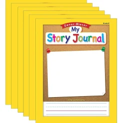 Zaner-Bloser Composition Notebooks, 8.375" x 10.875", Wide Ruled, 16 Sheets, Multicolor, 6/Bundle (ELP311843-6) Best