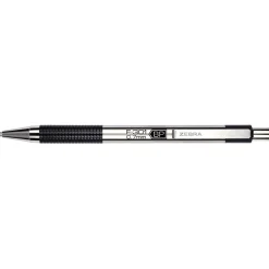 Zebra F-301 Retractable Ballpoint Pen, Fine Point, 0.7mm, Black Ink, 2 Pack (27112) Best