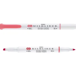 Zebra MILDLINER Double-Ended Creative Highlighter, Chisel/Bullet Tip, Red, 6/Pack (78130R) Best