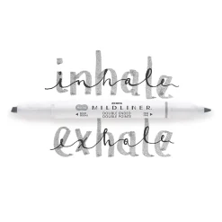 Zebra Mildliner Twin Tip Highlighters, Bullet/Chisel Tip, Assorted, 15/Pack (78115)