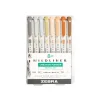 Zebra Mildliner Twin Tip Highlighters, Bullet/Chisel Tip, Neutral Assorted, 8/Pack (78208) Hot