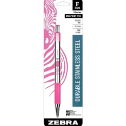 Zebra Retractable Ballpoint Pen, Fine Point, 0.7mm, Black Ink (ZEB37111) Online