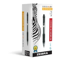 Zebra Sarasa Dry X20 Retractable Gel Pen, Medium Point, 0.7mm, Assorted Ink, 24 Pack (14680) Discount
