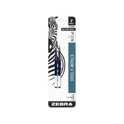 Zebra Steel F Ballpoint Pen Refill, Medium Point, Blue Ink, 2/Pack (ZEB85422) Sale