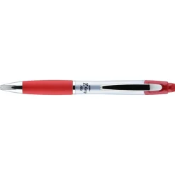Zebra Z-Grip Max Retractable Ballpoint Pen, Medium Point, 1.0mm, Red Ink, Dozen (22430) Clearance