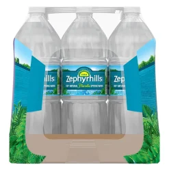 Bottled Water<Zephyrhills 100% Natural Spring Water, Regular Flavor, 33.8 oz. Plastic Bottles, 15/Carton (11475332)
