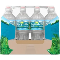 Bottled Water<Zephyrhills 100% Natural Spring Water, Regular Flavor, 700ml Bottles with Sport Cap, 24/Carton (12087206)