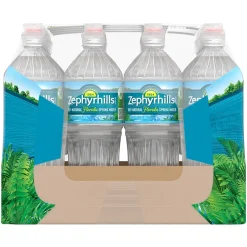 Bottled Water<Zephyrhills 100% Natural Spring Water, Regular Flavor, 700ml Bottles with Sport Cap, 24/Carton (12087206)