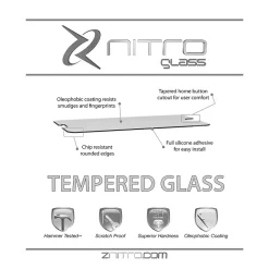 Cell Phone Screen Protectors<Znitro Nitro Glass Screen Protector for Samsung Galaxy S 10e, (689466210040)