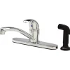 Faucets<Zurn AquaSpec Temp-Gard Single Control Kitchen Faucet with Ceramic Disc Cartridge (Z7872C-XL)