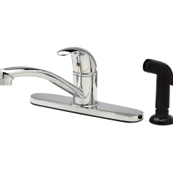 Faucets<Zurn AquaSpec Temp-Gard Single Control Kitchen Faucet with Ceramic Disc Cartridge (Z7872C-XL)